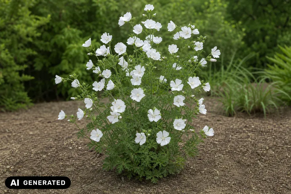 Weiße Moschus-Malve 'Alba' – Malva moschata 'Alba'
