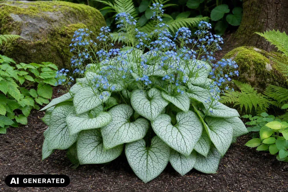 Kaukasus-Vergissmeinnicht 'Mega Heart' – Brunnera macrophylla 'Mega Heart'