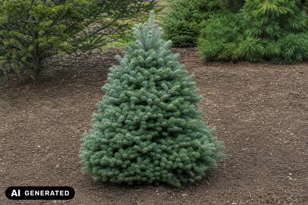 Kompakte Felsengebirgstanne 'Compacta' – Abies lasiocarpa 'Compacta'