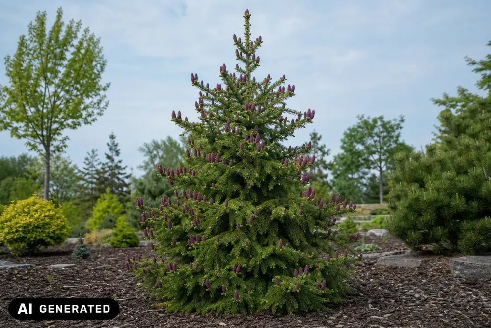 Zapfen-Fichte 'Acrocona' – Picea abies 'Acrocona'