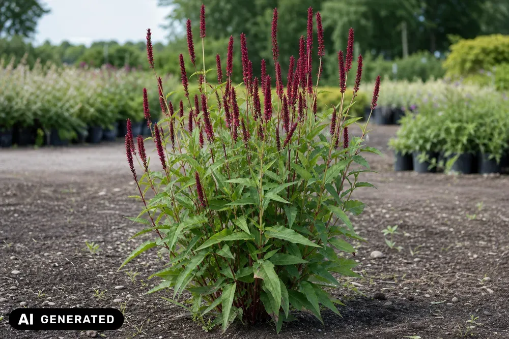 Kerzen-Knöterich 'Blackfield' – Persicaria amplexicaulis 'Blackfield'