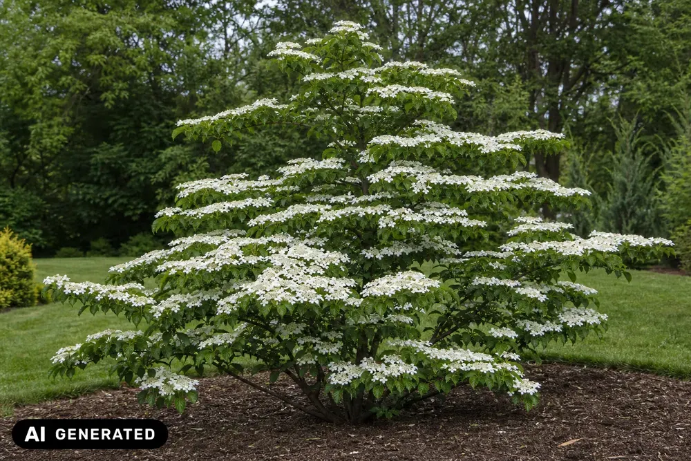 Japanischer Etagen-Schneeball 'Lanarth' – Viburnum plicatum 'Lanarth'