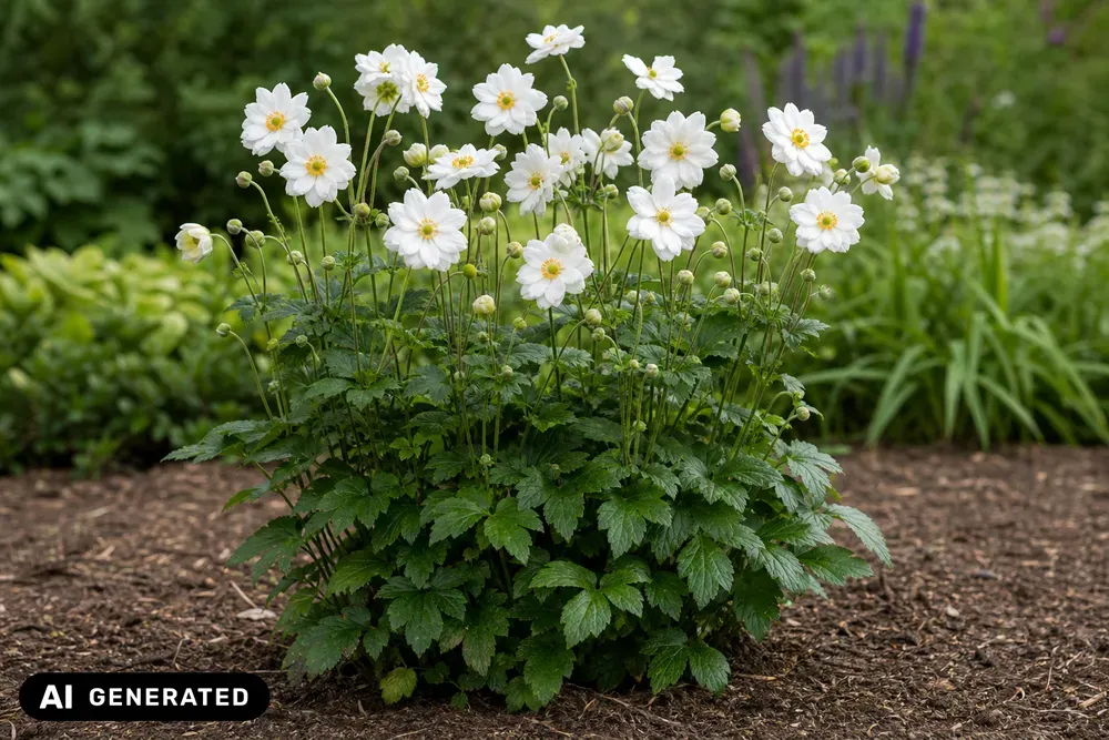 Herbst-Anemone 'Whirlwind' – Anemone japonica 'Whirlwind'