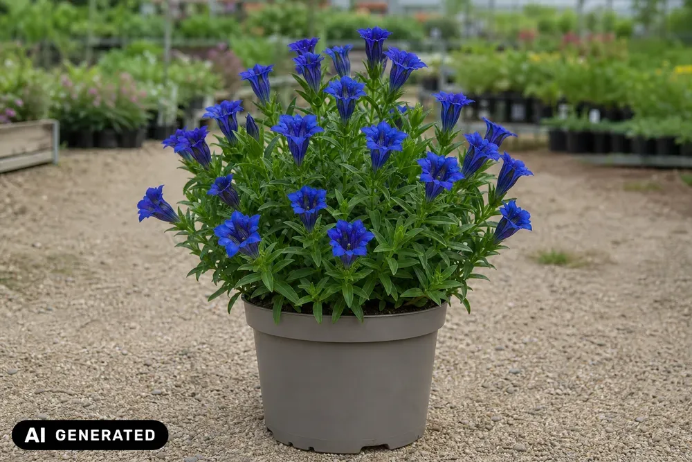 Hybrid-Enzian 'Luis Big Blue' – Gentiana × hybrida 'Luis Big Blue'