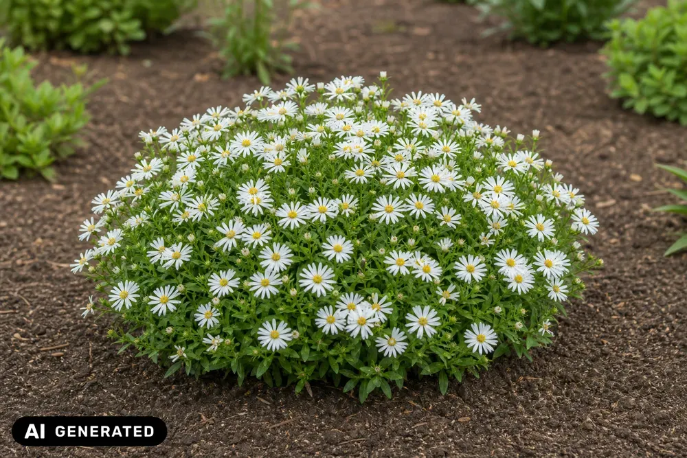 Kissen-Aster 'Schneekissen' – Aster dumosus 'Schneekissen'