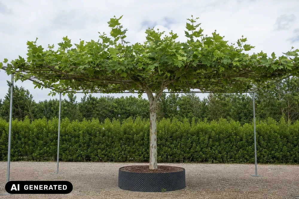Ahornblättrige Platane – Platanus × hispanica
