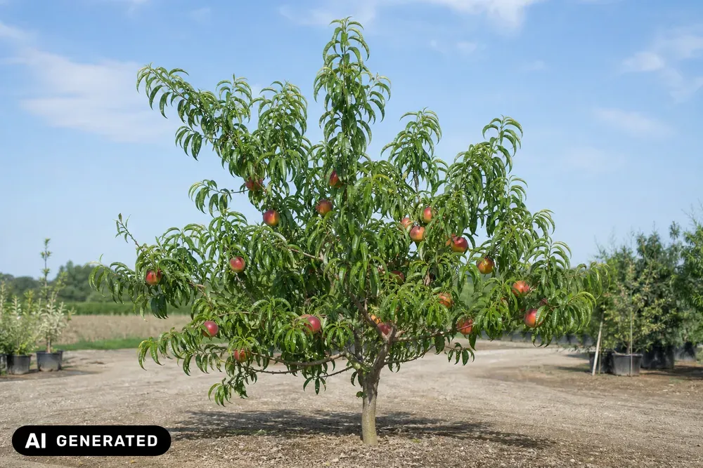 Nektarine 'Fantasia' – Prunus nucipersica 'Fantasia'