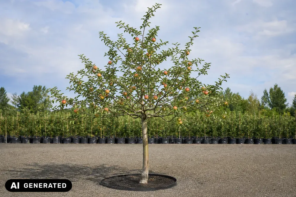 Apfel 'Alkmene' – Malus domestica 'Alkmene', Bild 2