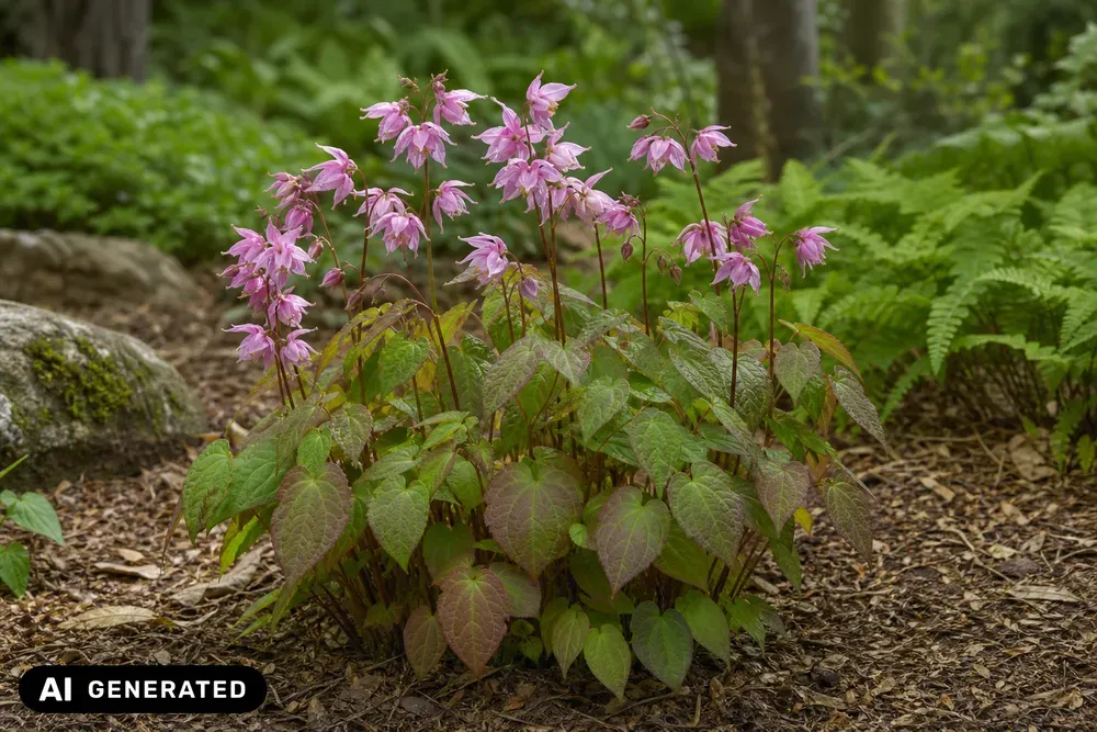 Großblütige Elfenblume 'Rose Queen' – Epimedium grandiflorum 'Rose Queen'