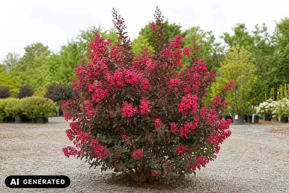 Indische Kreppmyrte 'Berry Dazzle' – Lagerstroemia indica 'Berry Dazzle'