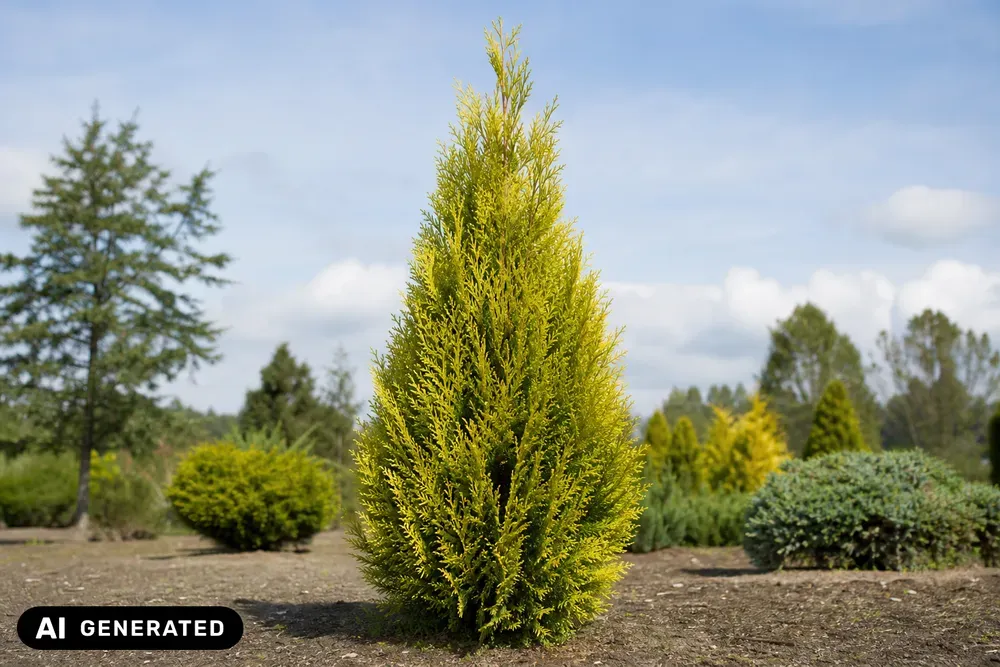 Morgenländischer Lebensbaum 'Elegantissima' – Thuja orientalis 'Elegantissima'