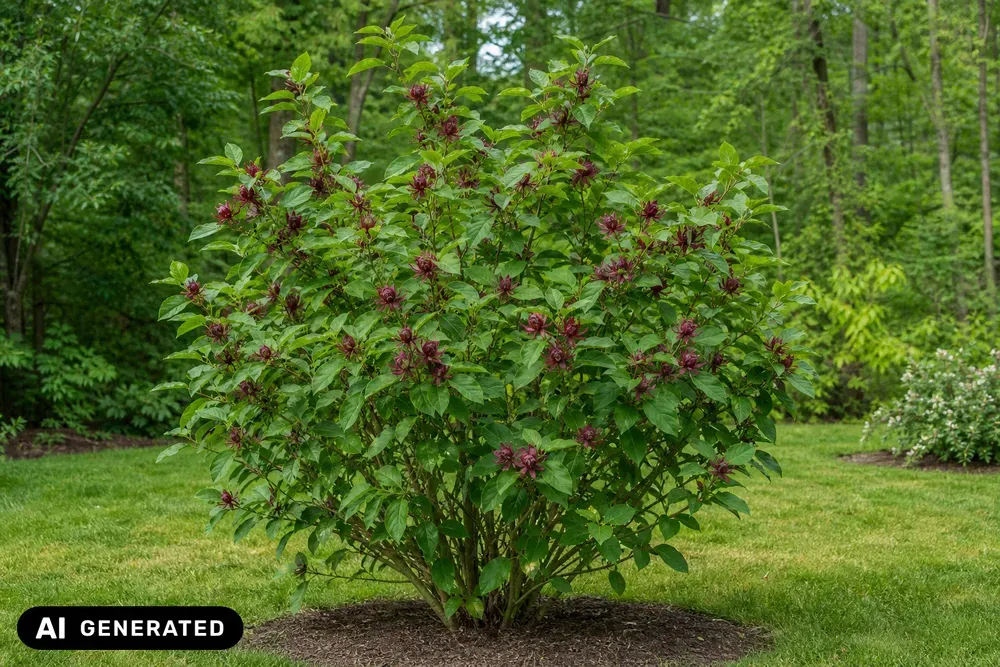 Echter Gewürzstrauch – Calycanthus floridus, Bild 3