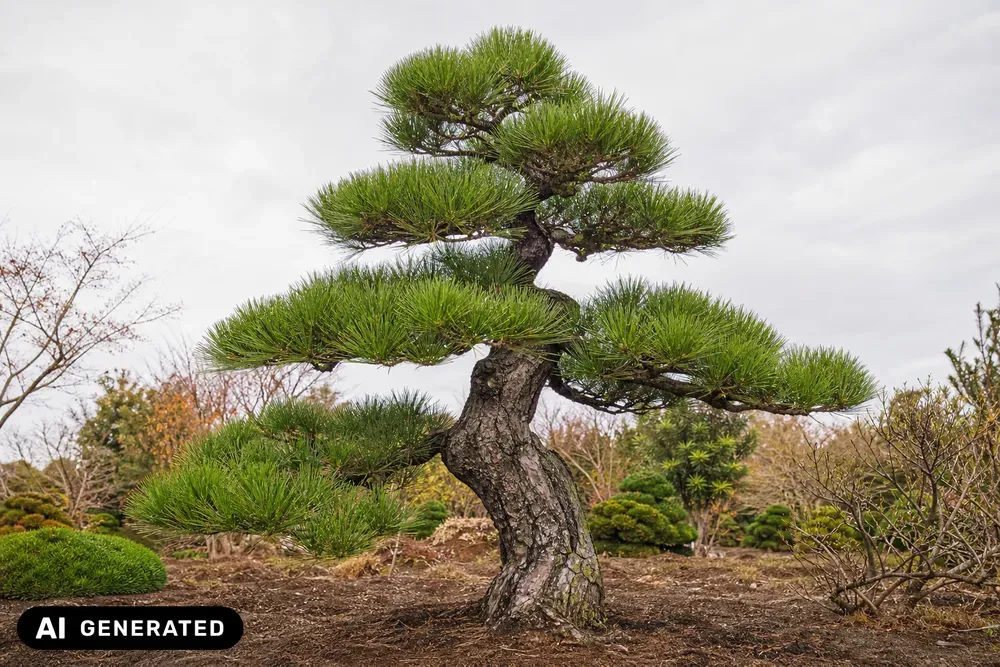 Österreichische Schwarzkiefer in Pinienform – Pinus nigra subsp. nigra, Bild 3