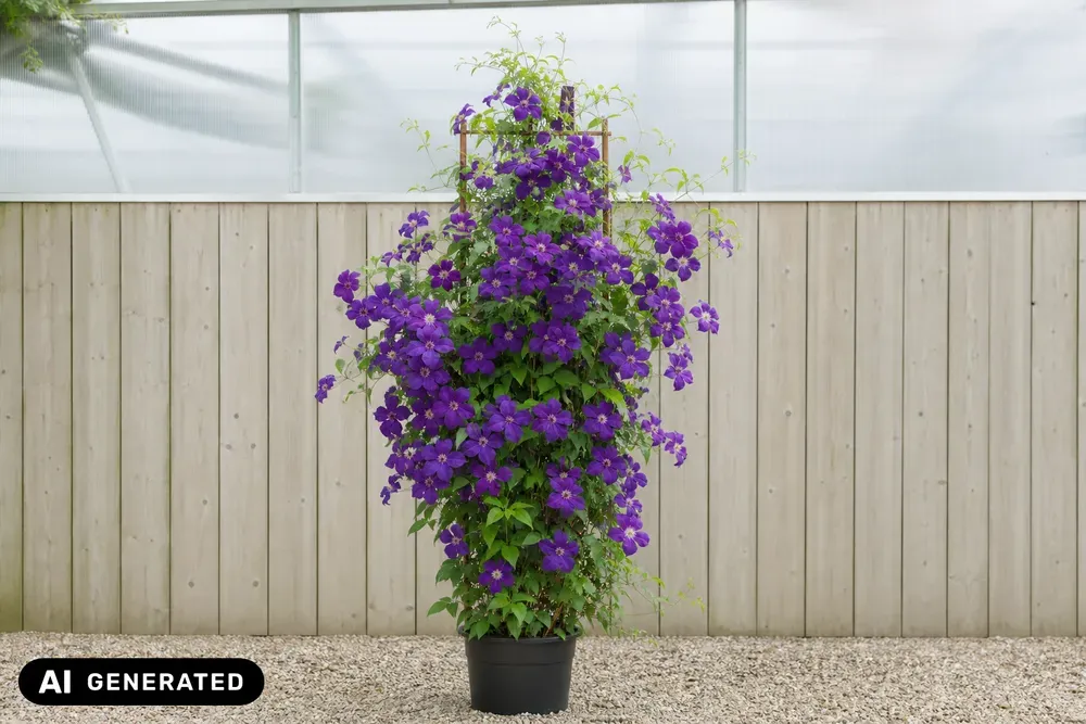 Italienische Waldrebe 'Etoile Violette' – Clematis viticella 'Etoile Violette'