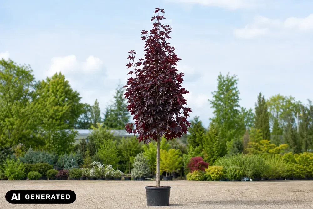 Blut-Säulenahorn 'Crimson Sentry' – Acer platanoides 'Crimson Sentry'