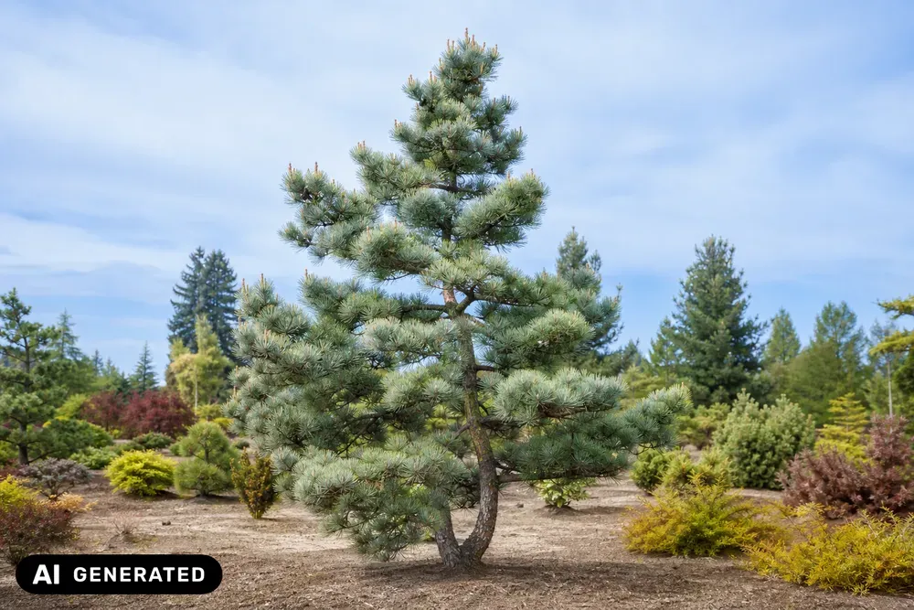 Blaue Mädchenkiefer 'Negishi' – Pinus parviflora 'Negishi', Bild 2