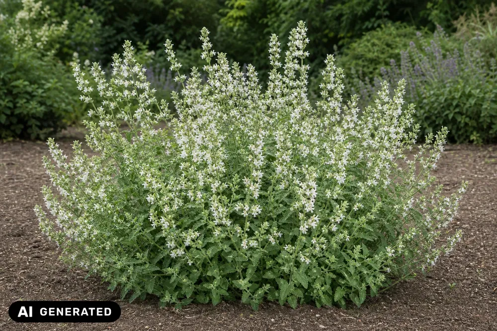 Weiße Katzenminze 'Alba' – Nepeta × faassenii 'Alba'