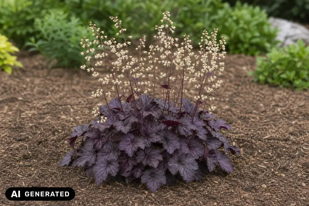 Kleinblütiges Purpurglöckchen 'Palace Purple' – Heuchera micrantha 'Palace Purple'