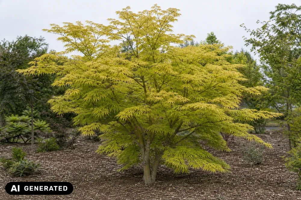Fächer-Ahorn 'Kogane nishiki' – Acer palmatum 'Kogane nishiki'