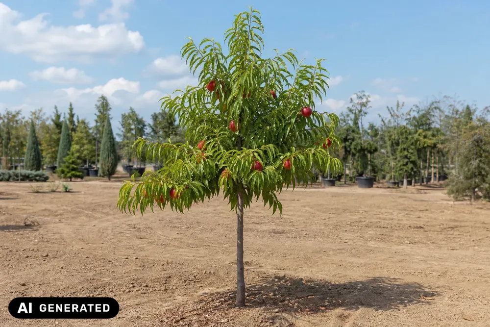 Nektarine 'Snow Queen' – Prunus nucipersica 'Snow Queen'