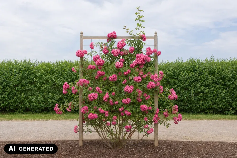 Kletterrose 'Rosarium Uetersen' – Rosa 'Rosarium Uetersen'