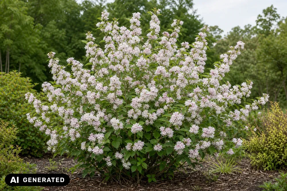 Gefüllter Sternchenstrauch 'Plena' – Deutzia scabra 'Plena'