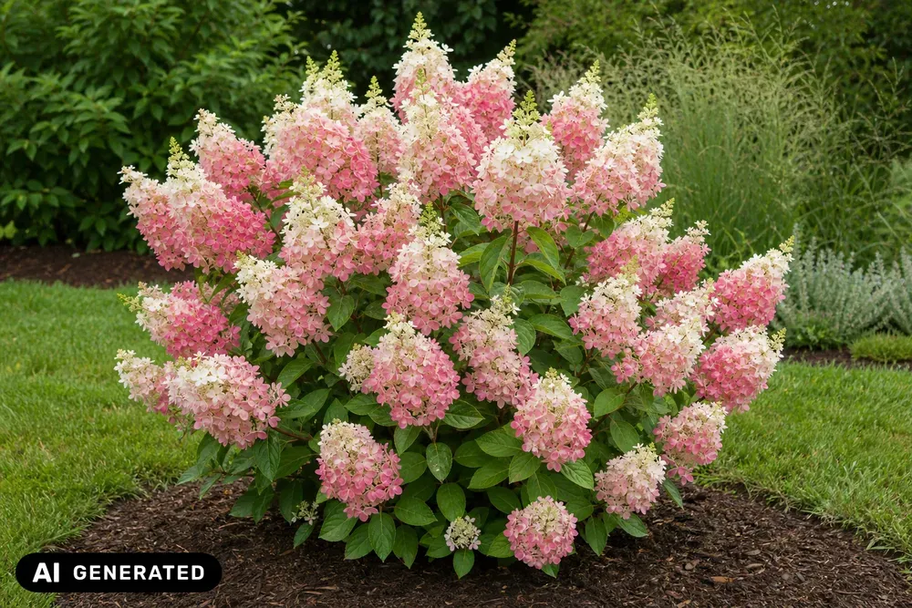 Rispen-Hortensie 'Sundae Fraise' – Hydrangea paniculata 'Sundae Fraise'