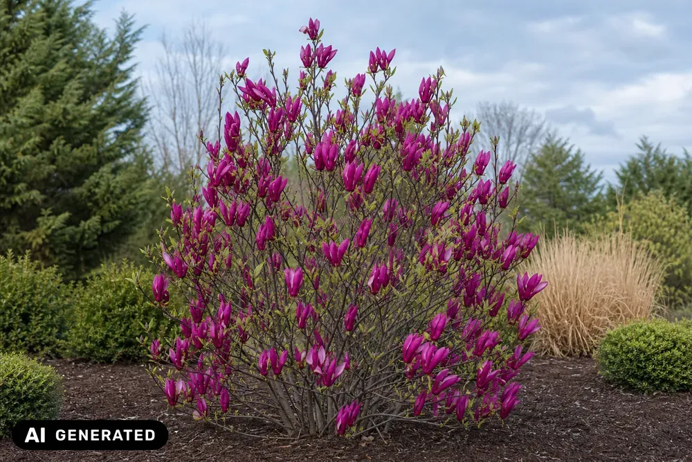 Magnolie 'Ricki' – Magnolia liliiflora 'Ricki'
