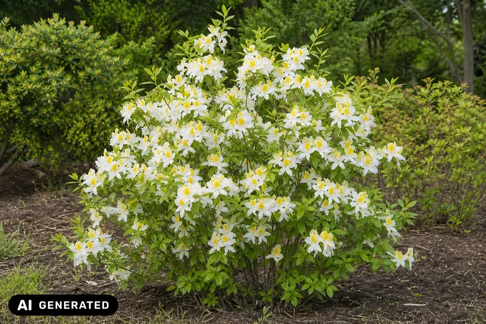 Sommergrüne Azalee 'Persil' – Rhododendron luteum 'Persil'