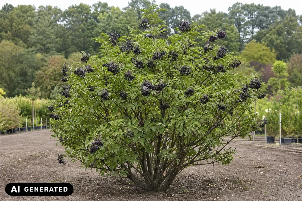 Schwarzer Holunder 'Haidegg 17' – Sambucus nigra 'Haidegg 17'