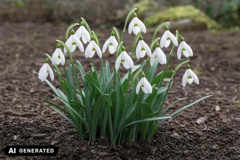 Gewöhnliches Schneeglöckchen – Galanthus nivalis