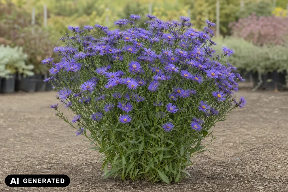 Raublatt-Aster 'Barr's Blue' – Aster novae-angliae 'Barr's Blue'