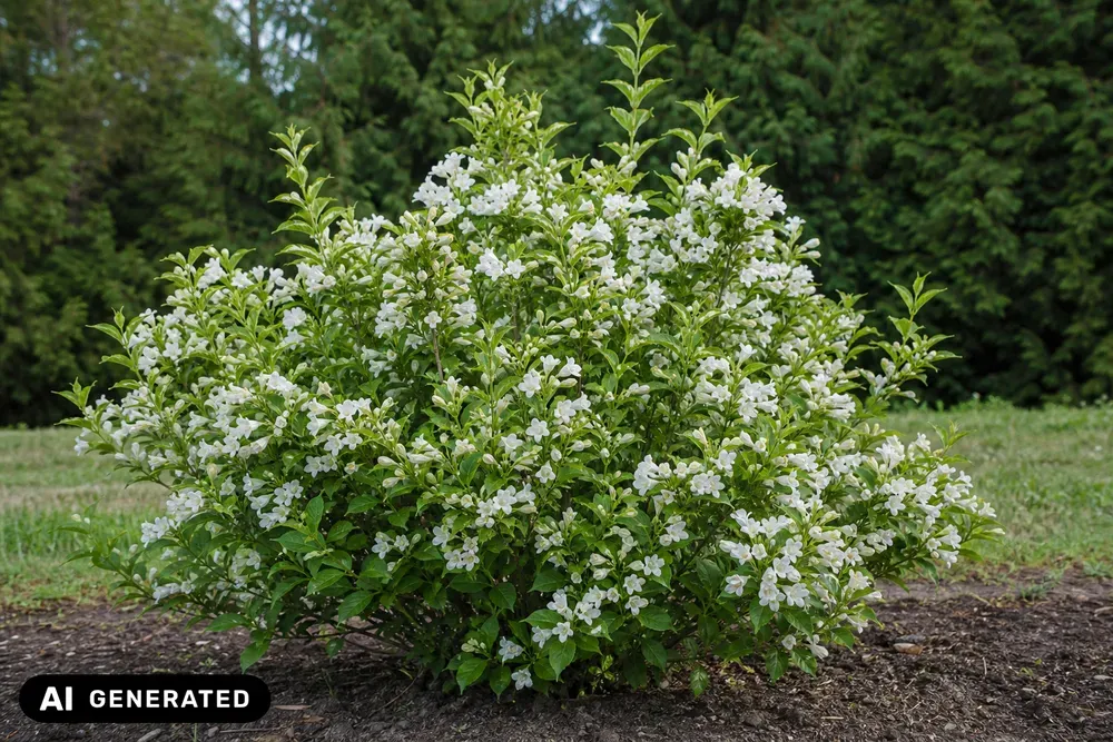 Weigelie 'Snowflake' – Weigela 'Snowflake'