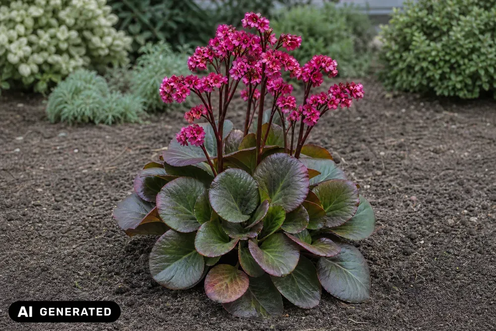 Herzblatt-Bergenie 'Eroica' – Bergenia cordifolia 'Eroica'