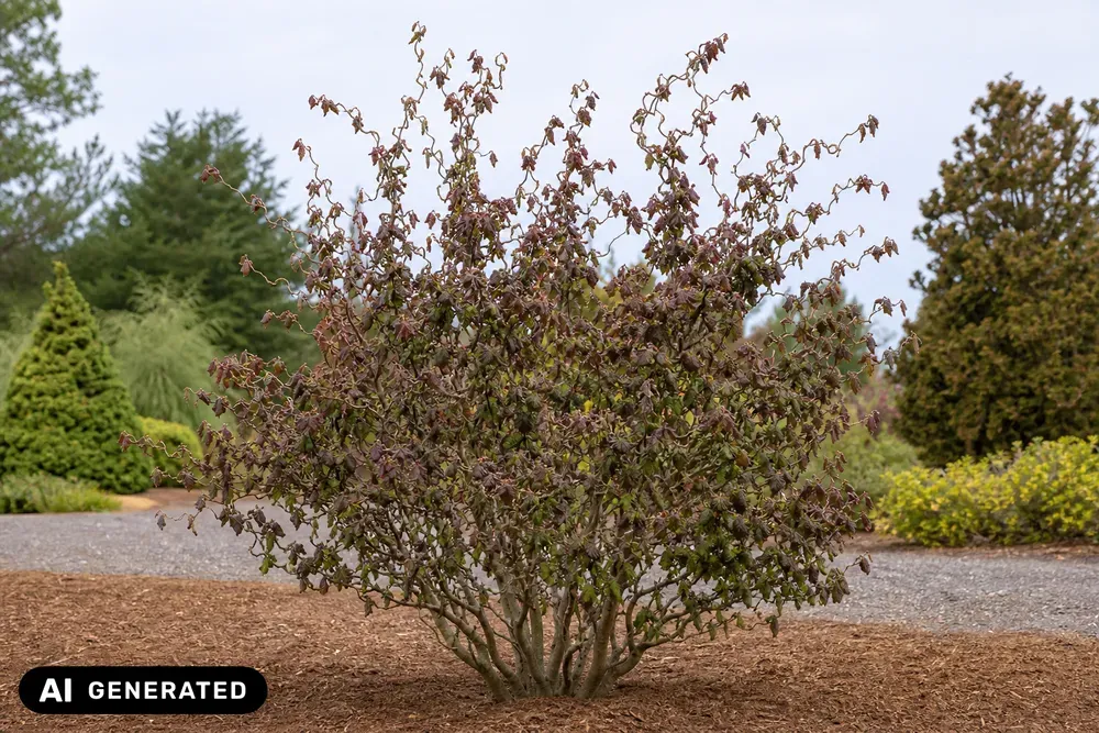 Rote Korkenzieher-Hasel 'Rote Contorta' – Corylus avellana 'Rote Contorta'