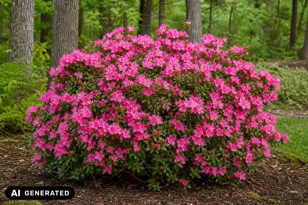 Japanische Azalee 'Kermesina Rose' – Rhododendron obtusum 'Kermesina Rose'