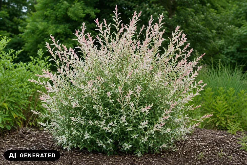 Harlekinweide 'Hakuro Nishiki' – Salix integra 'Hakuro Nishiki', Bild 2