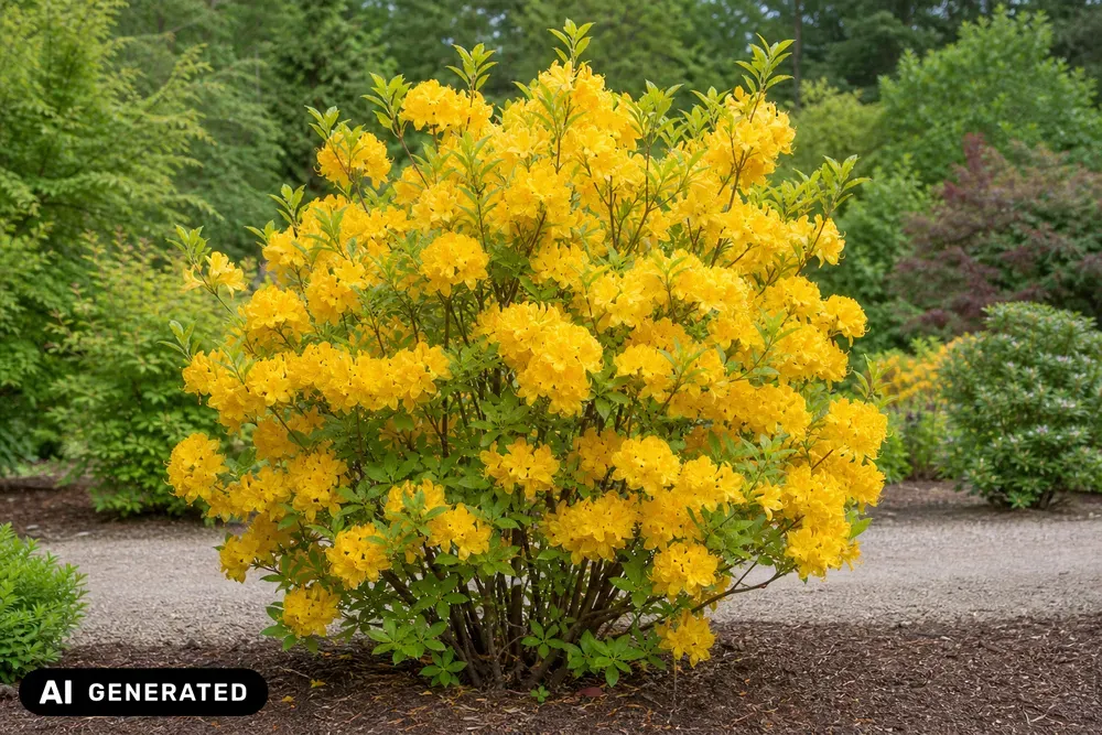 Sommergrüne Azalee 'Goldtopas' – Rhododendron luteum 'Goldtopas'