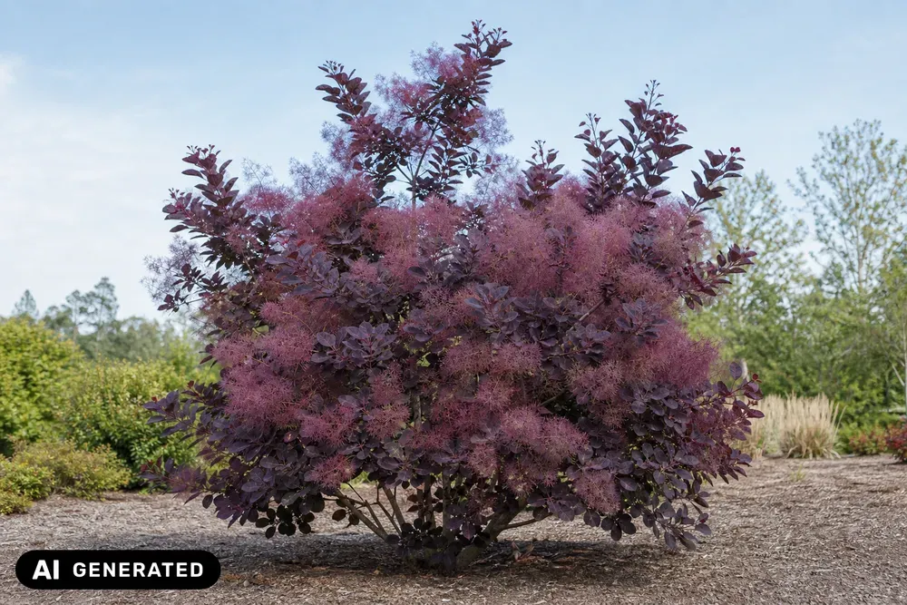 Roter Perückenstrauch 'Royal Purple' – Cotinus coggygria 'Royal Purple'