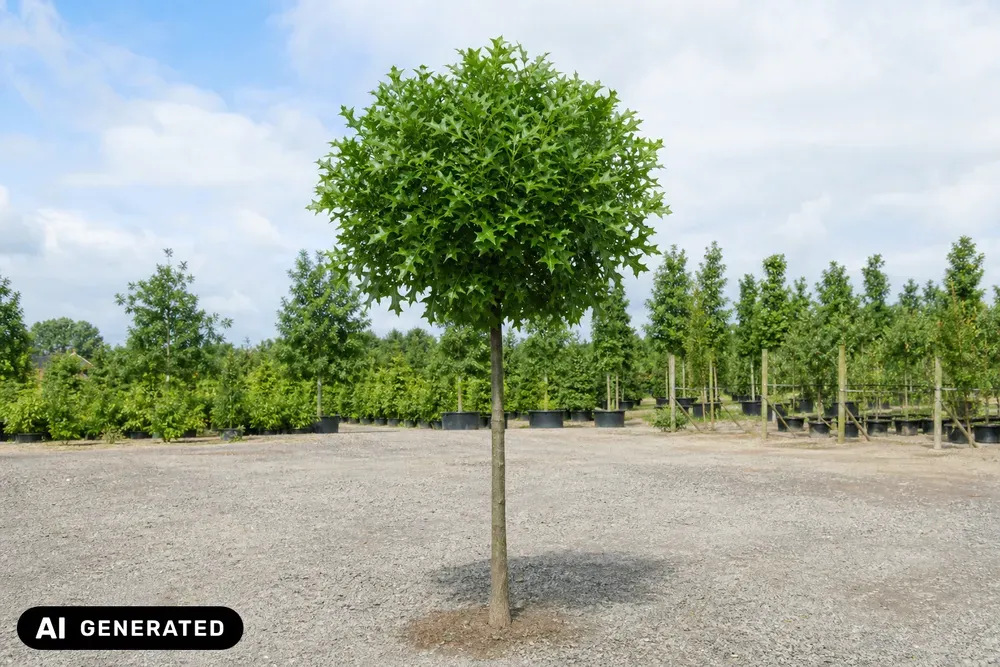 Kugel-Sumpf-Eiche 'Green Dwarf' – Quercus palustris 'Green Dwarf'