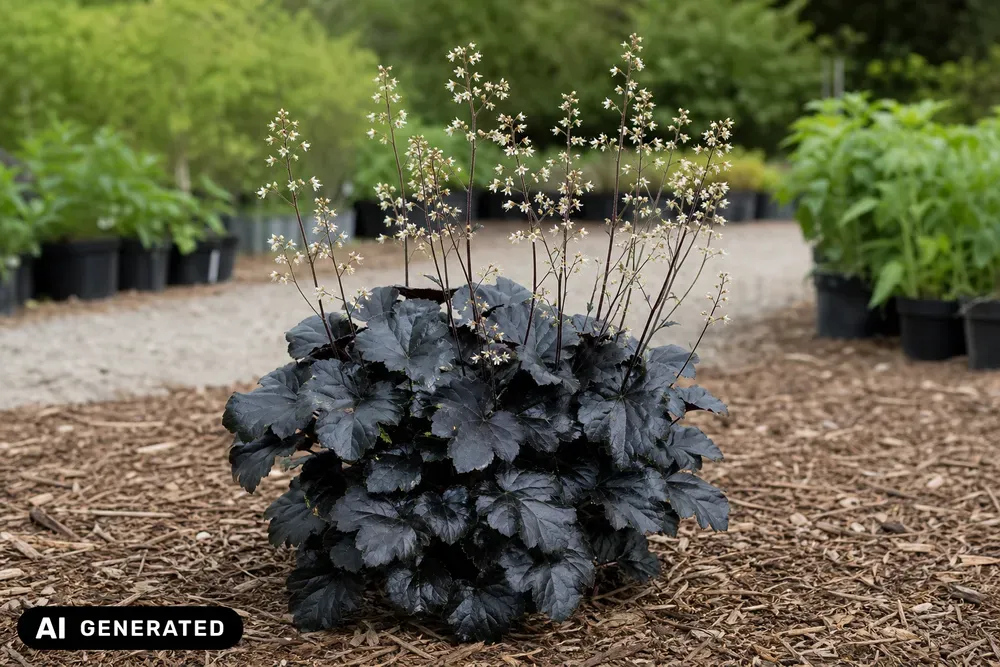 Kleinblütiges Purpurglöckchen 'Obsidian' – Heuchera micrantha 'Obsidian'