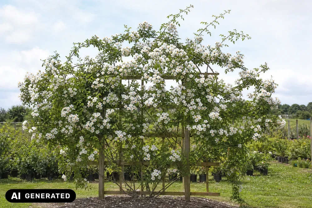 Ramblerrose 'Kiftsgate' – Rosa filipes 'Kiftsgate'