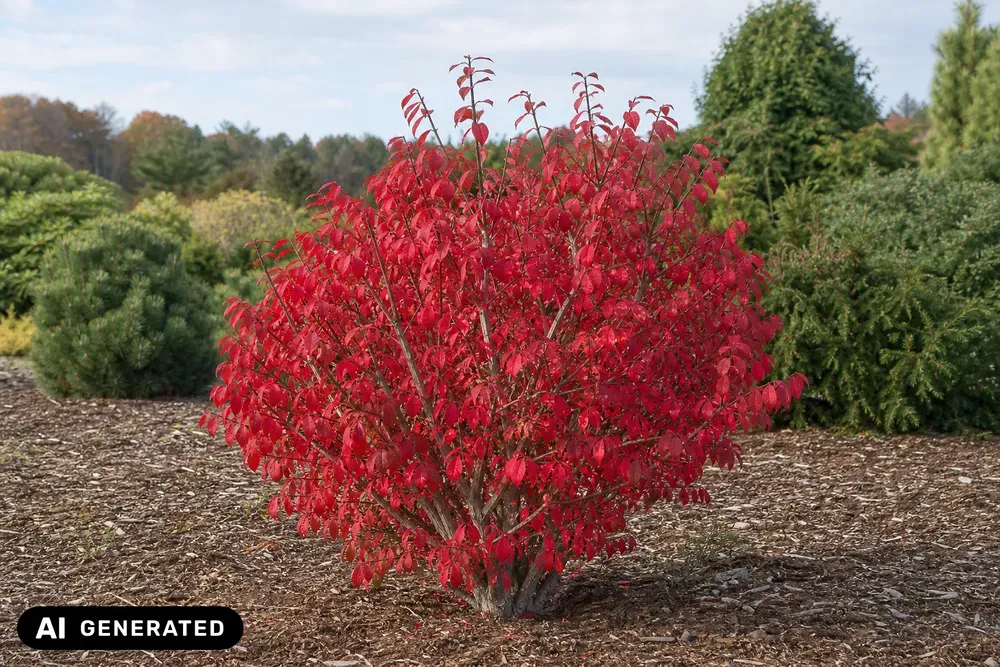 Korkflügelstrauch 'Fireball' – Euonymus alatus 'Fireball'