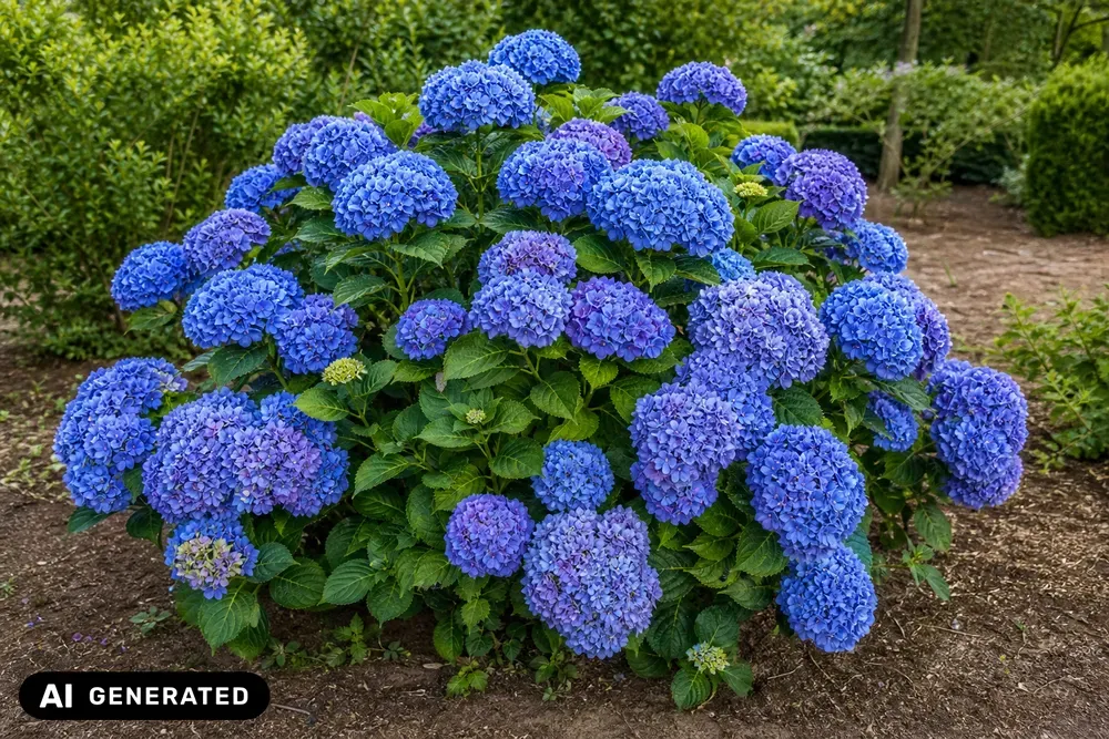 Bauernhortensie 'Bodensee' – Hydrangea macrophylla 'Bodensee'
