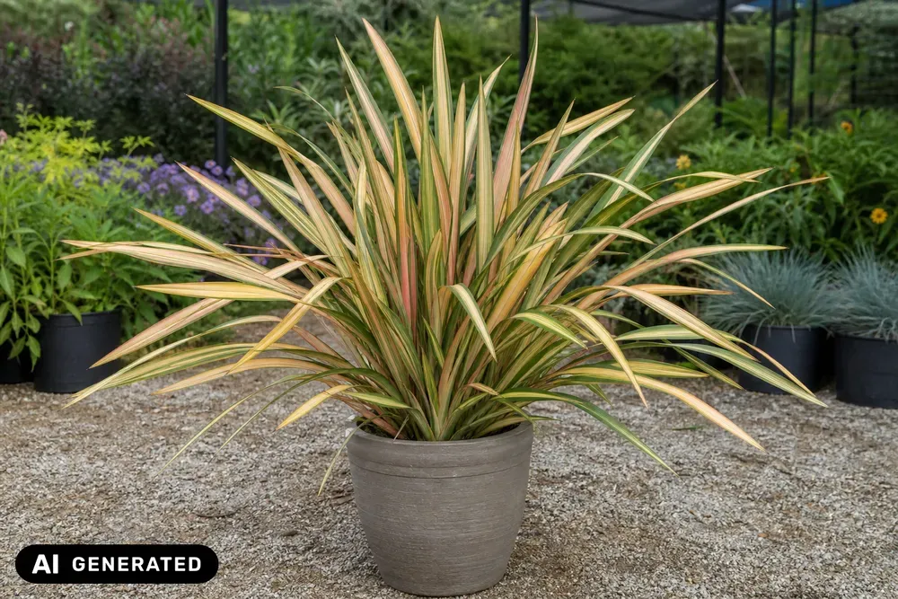 Neuseeländischer Flachs 'Apricot Queen' – Phormium tenax 'Apricot Queen'