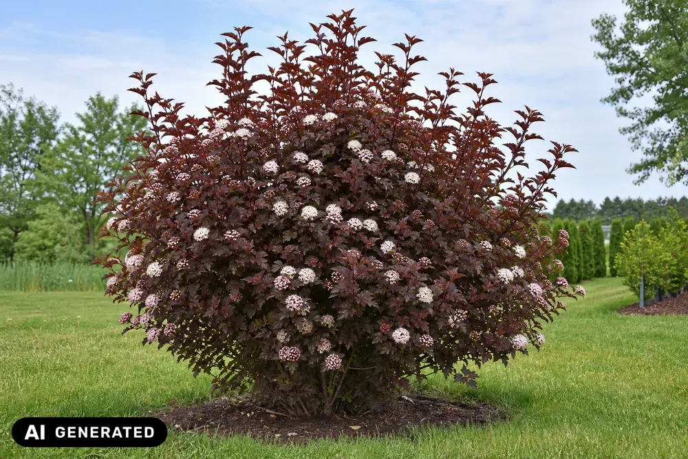 Rotblättrige Blasenspiere 'Red Baron' – Physocarpus opulifolius 'Red Baron'