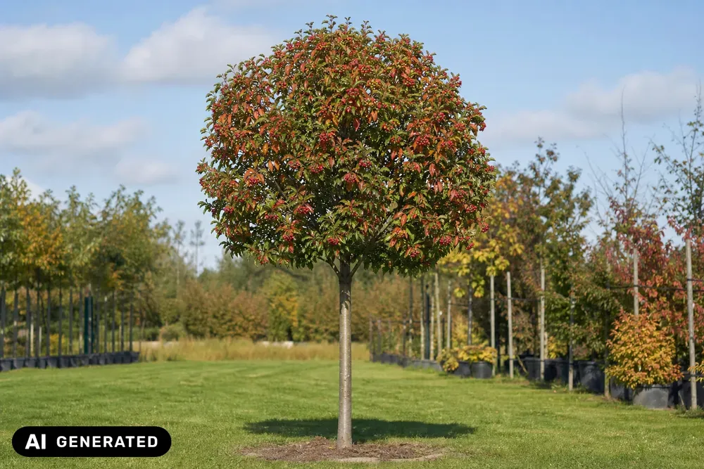 Pflaumenblättriger Weißdorn 'Splendens' – Crataegus prunifolia 'Splendens'