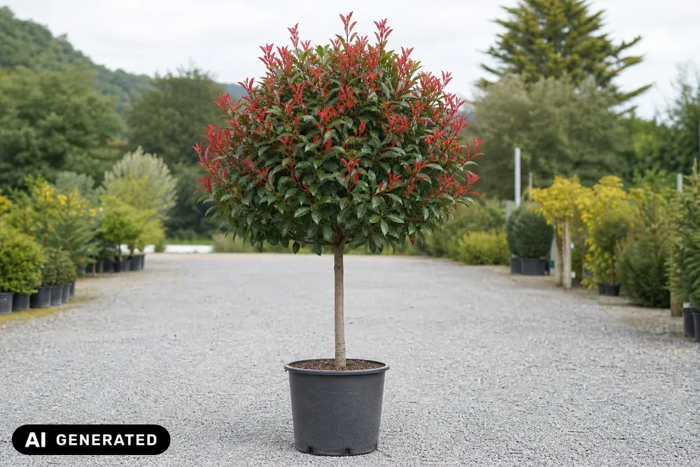 Glanzmispel 'Devil's Dream' – Photinia × fraseri 'Devil's Dream', Bild 2