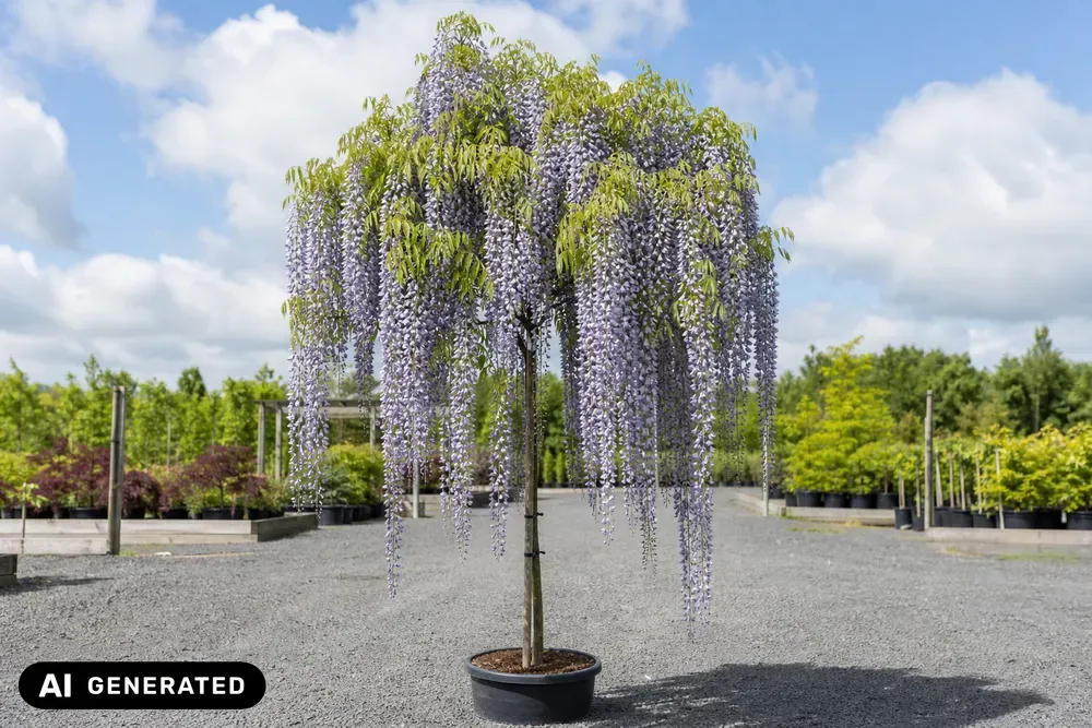 Japanischer Blauregen 'Macrobotrys' – Wisteria floribunda 'Macrobotrys', Bild 2