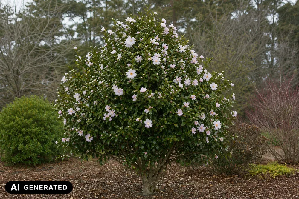 Herbst-Kamelie 'Tatsukawa' – Camellia sasanqua 'Tatsukawa'